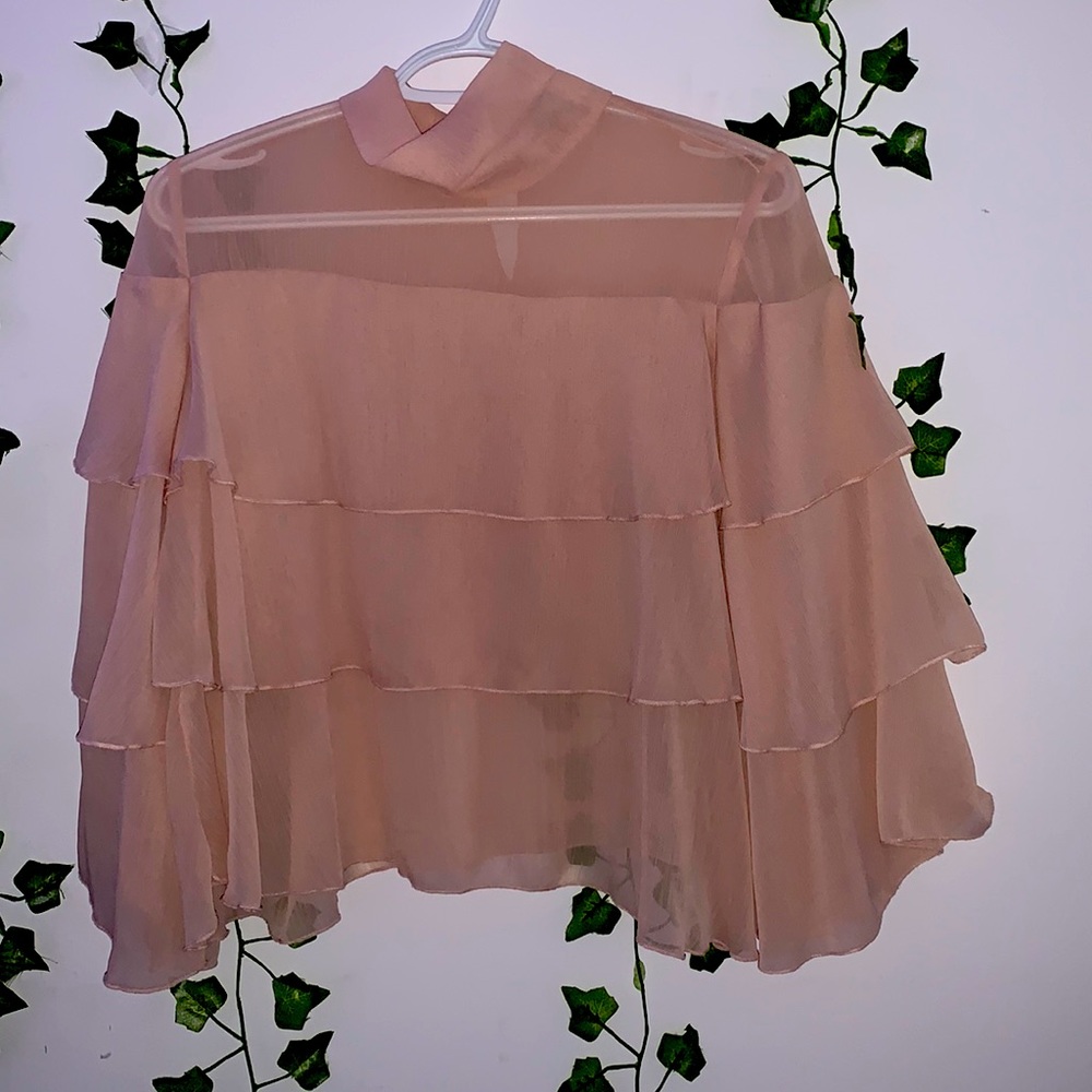 Zara Layered Pink Top